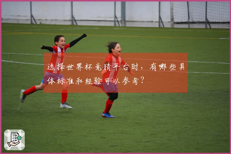 选择世界杯竞猜平台时，有哪些具体标准和经验可以参考？