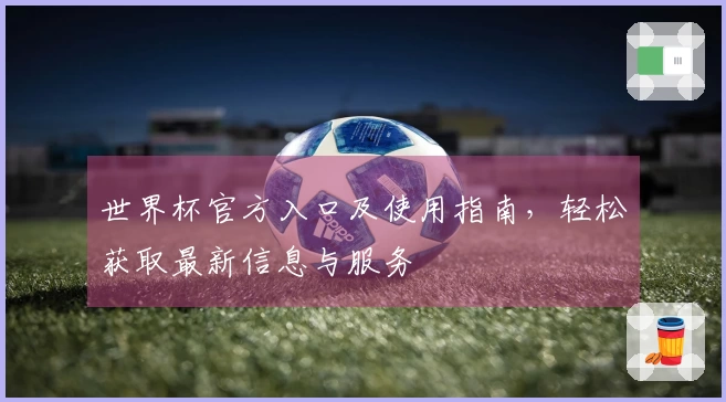 世界杯官方入口及使用指南，轻松获取最新信息与服务